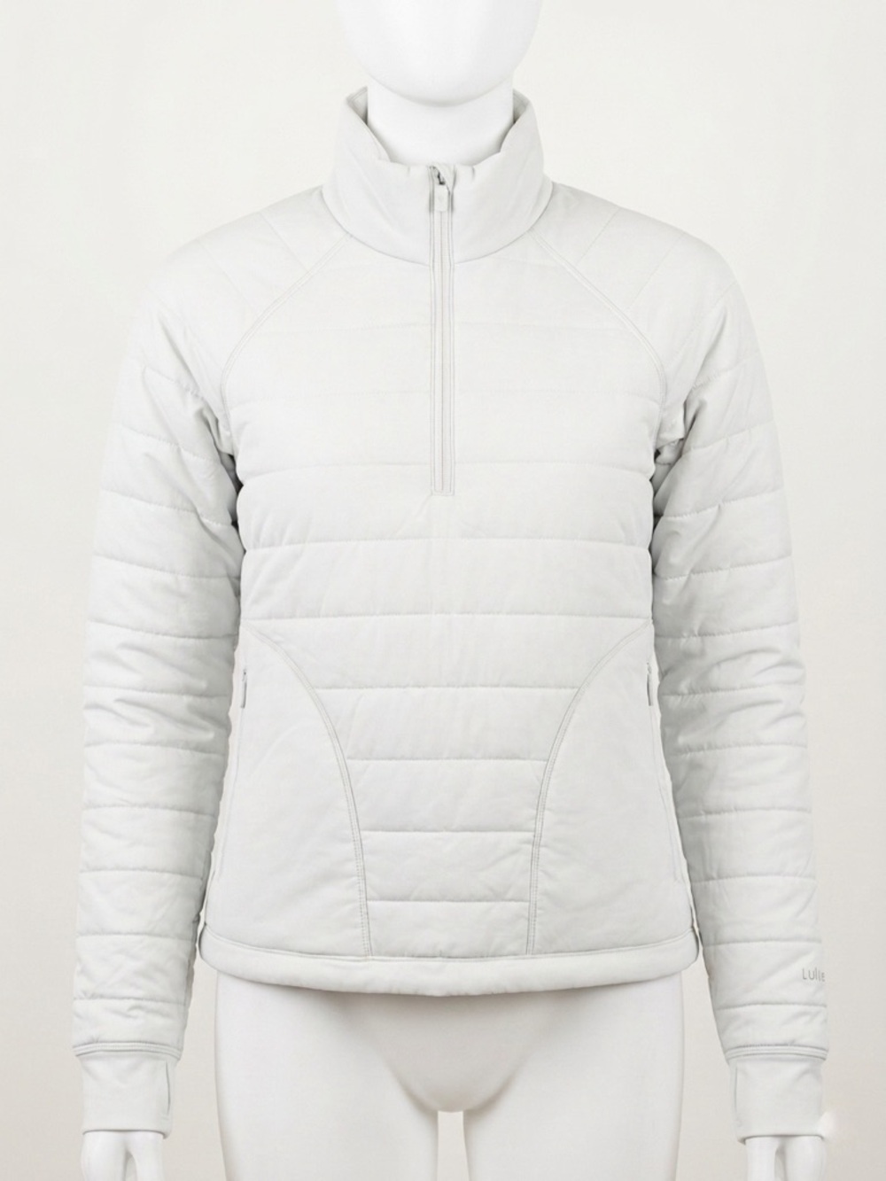 Lululemon Dynamic Movement Half-Zip in Vapor - Size 2 Quilted Puff Pullover